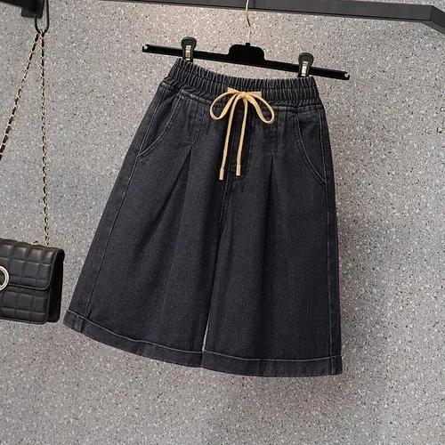 Summer Jeans Shorts Pants Women Pants Loose Casual Denim Female Casual Trousers 4XL