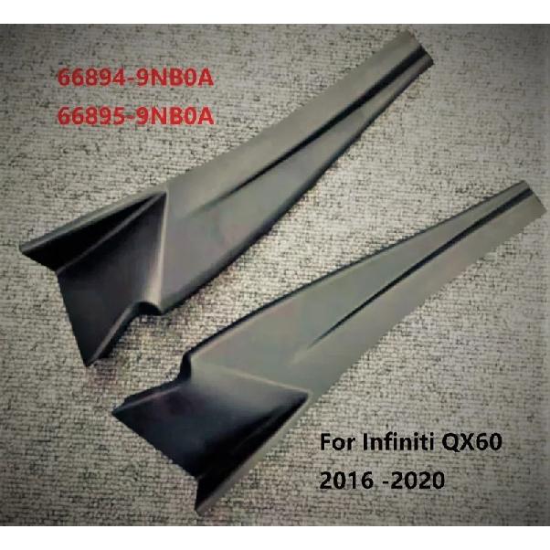 1Pair 66894-9NB0A 66895-9NB0A For Infiniti QX60 2016-2020 Front Fender Trim Cover Side Fender Air Guide Seal Cover Left+Right