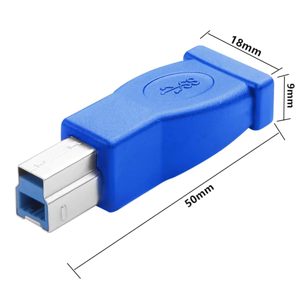 USB Type C Female to USB3.0 B Male Data Transfer Adapter Converter for Printer Scanner External Hard Drive Laptop Connector