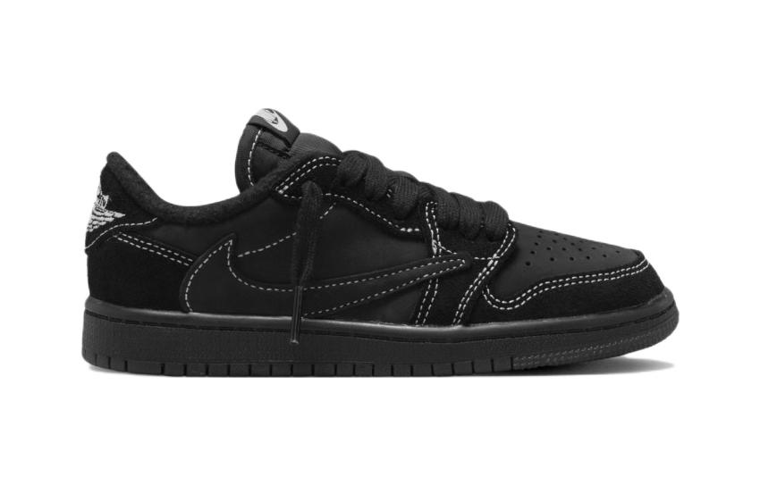 Air Jordan Travis Scott X Air Jordan 1 Retro Low OG SP PS 'Black Phantom' DO5442-001