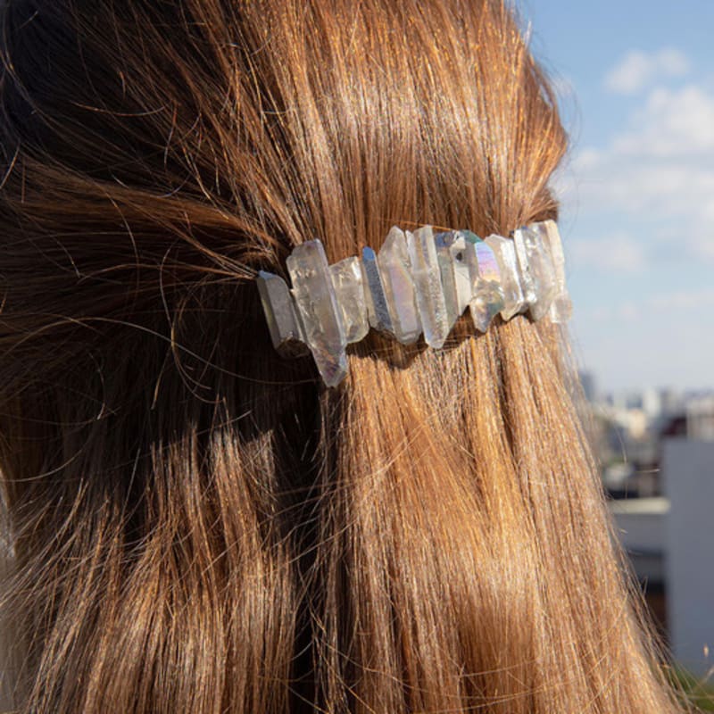 Кристалл Jean Paul Clarisse (природный камень) заколка JP-21-015AB