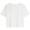 Calvin Klein Женская футболка свободного кроя с круглым вырезом и короткими рукавами, белая 47AB814