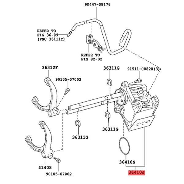 36410-60091 and 36410-60092: Front Transfer Case Actuators for Toyota Lexus