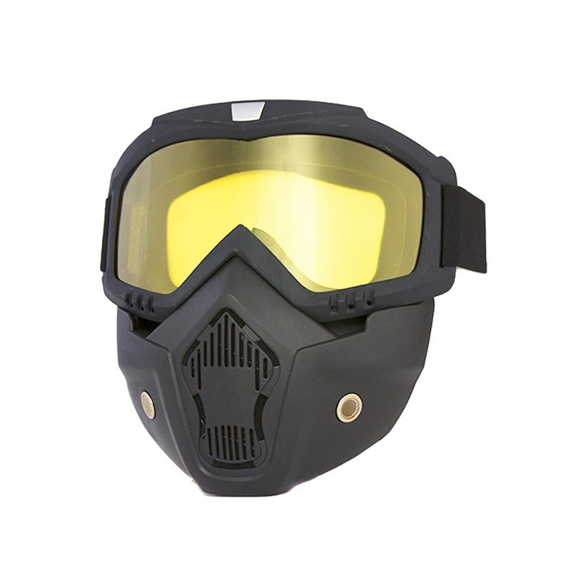 Vintage Face Mask Goggles Unisex Personalized Horror Halloween Skull Motorcycle Retro Goggles