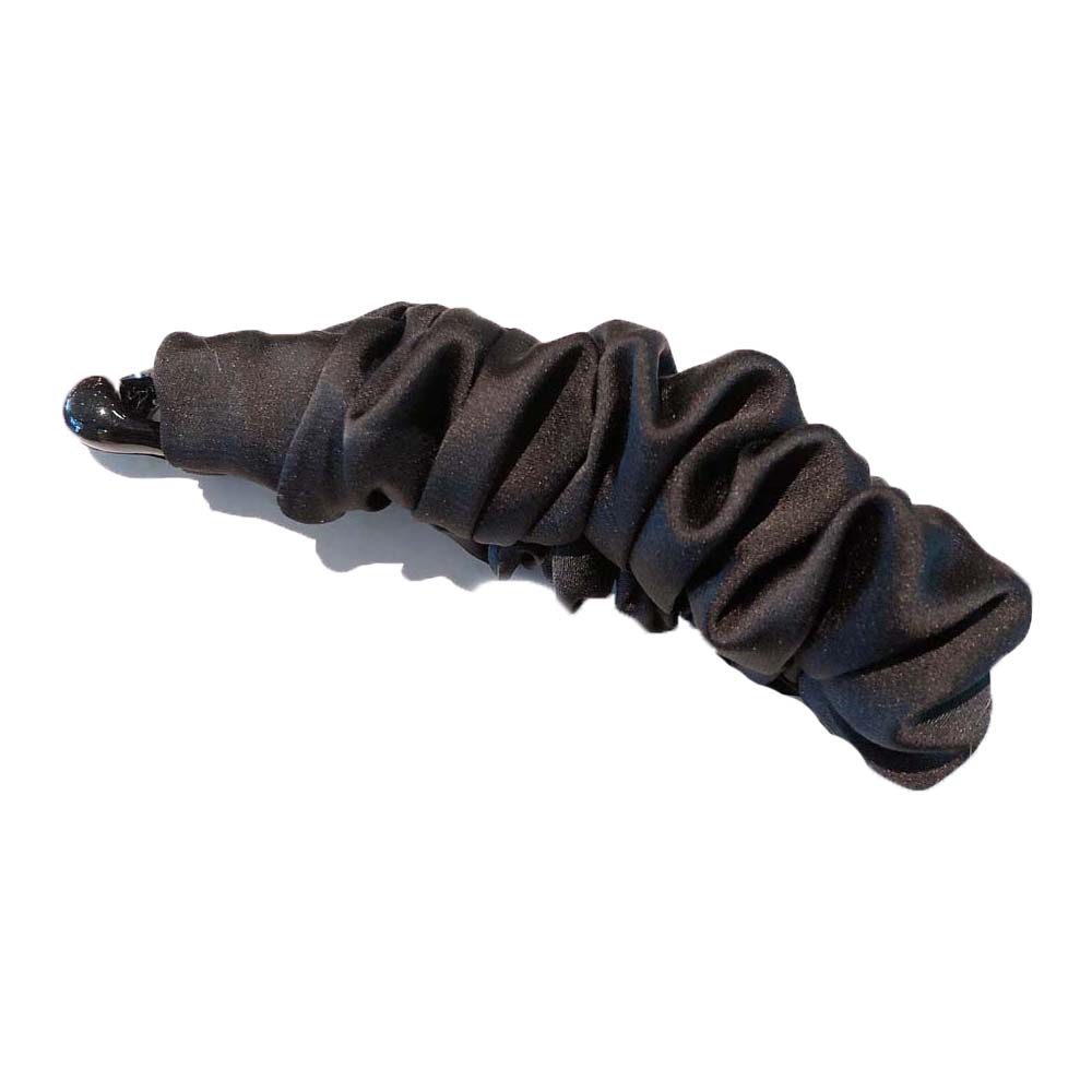 Girls Simple Cloth Folds Large Size Hair Claw Banana Clip Hair Accessories Ponytail Holder