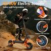 2026 new X5 6000W dual motor electric scooter 60v 35ah large battery with seat 11 inch tires adult premium mobile electric scooter