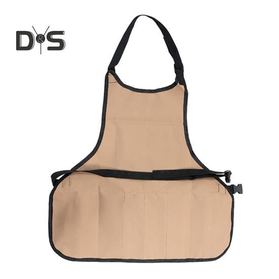 Фартук для садового инвентаря, прочный фартук из ткани Оксфорд 600D, водонепроницаемый органайзер с 14 карманами для ландшафтного дизайна