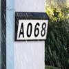 Solar House Numbers Light LED Illuminated Waterproof Address Sign Easy Installation Solar-Powered Lighting Doorplate for Front Door