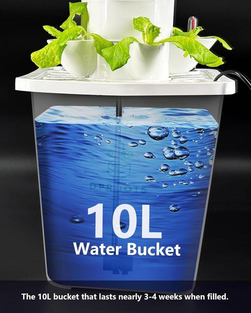 Cross-border Vertical Hydroponic System: Smart Soilless Vegetable Cultivation Tower.