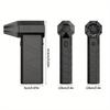 1Pc Black Rechargeable Portable Turbo Jet Fan Vortex Fan 130,000 RPM Powerful Blower with High Speed Air Tube Fan for Automotive, Cleaning,Jet Blower