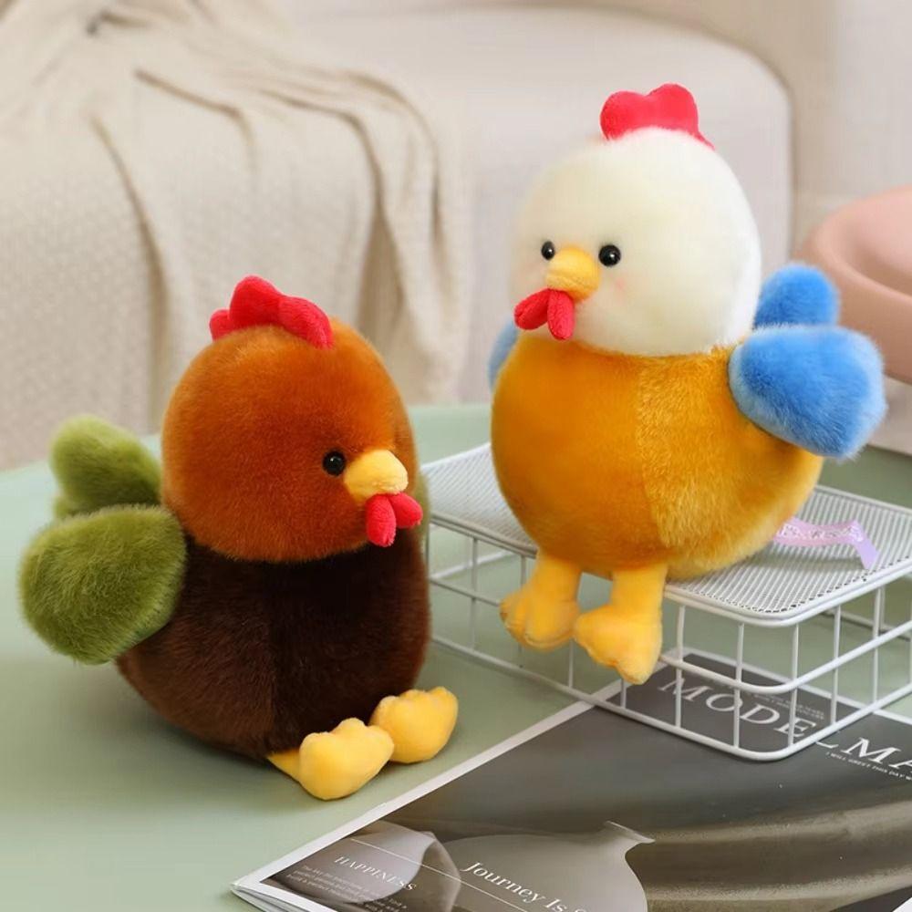 Realistic Looking Chicken Plush Doll Cute Rooster Hen Plush Toy Chicken Plush Toy Doll Toy