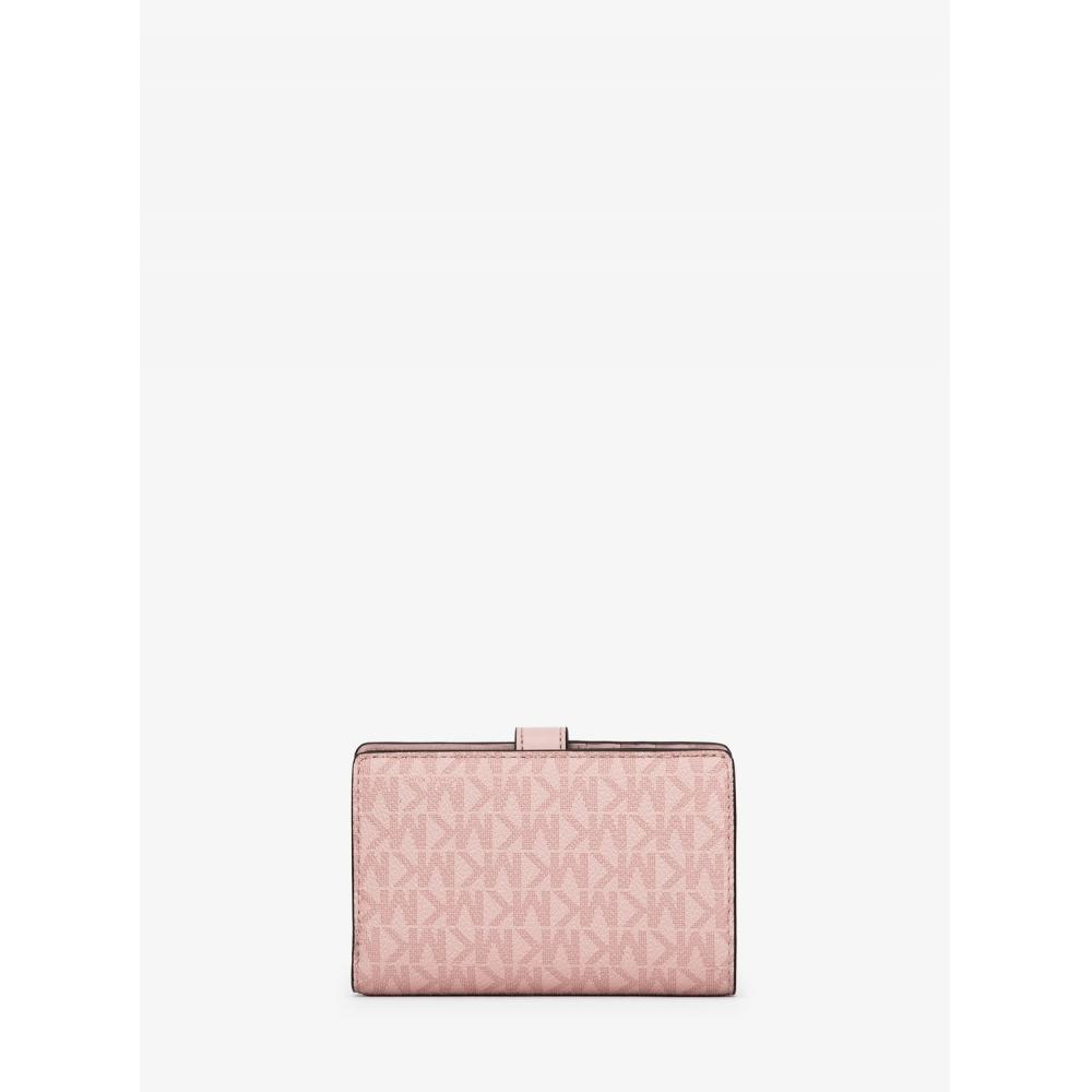 Michael Kors Greenwich Zip Around Tab Wallet Medium 35s5ggrf6v7278 Powder Blush