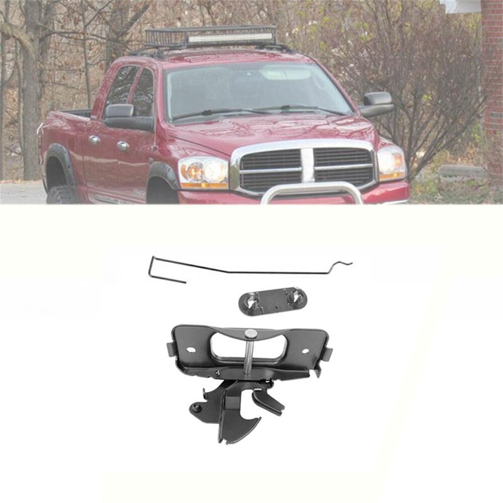 Комплект: Защелка капота + Фиксатор + Стойка капота Для Dodge Ram 1500 2500 3500 PICKUP