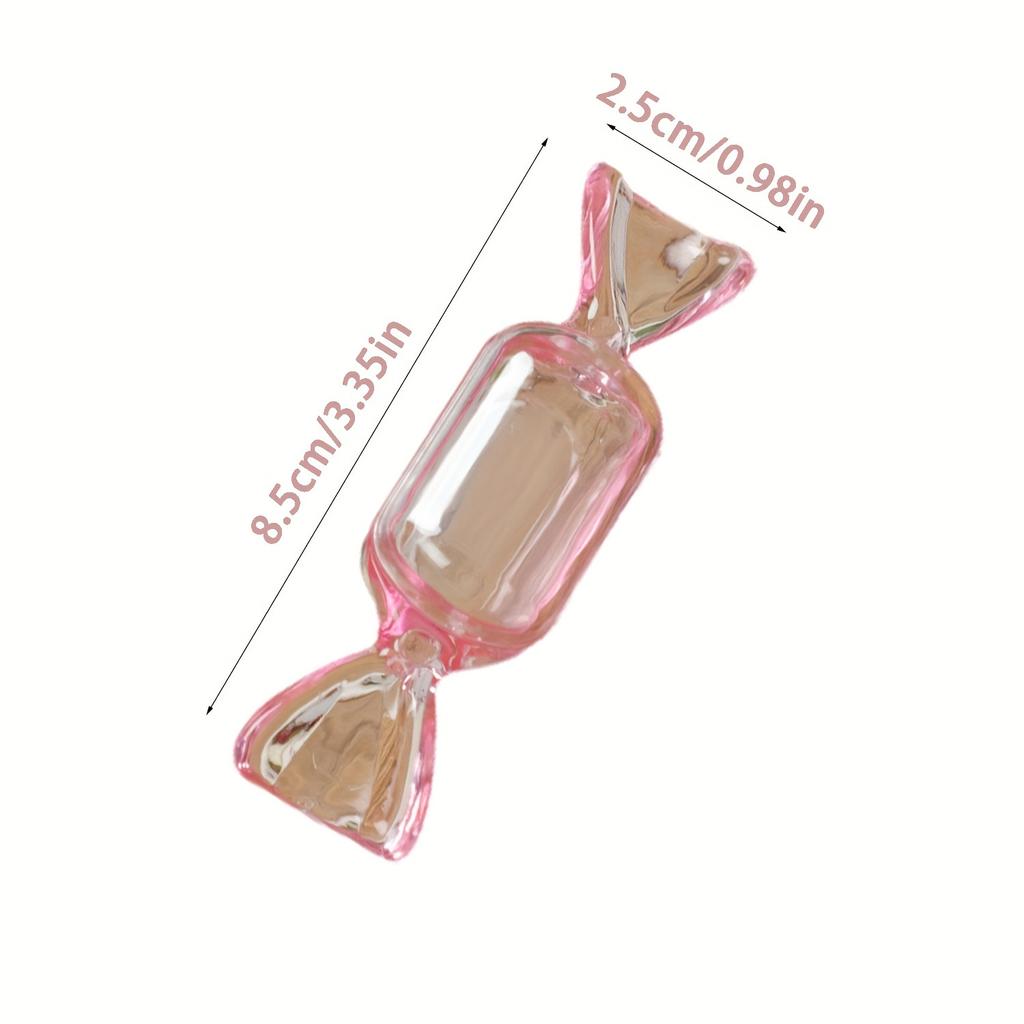 20 шт. Милая шкатулка для украшений в форме конфеты, мини-прозрачный органайзер для колец, портативные дорожные подарочные коробки для хранения для вечеринок