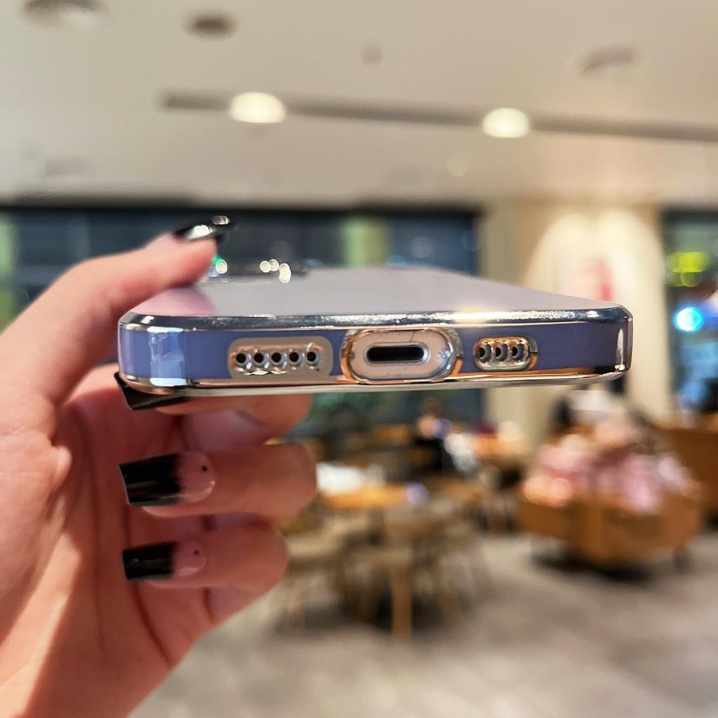 Роскошный 6D гальванический позолоченный блестящий цветной чехол-бампер для телефона для iPhone Samsung Xiaomi Oppo Moto Girls Мягкая силиконовая противоударная задняя крышка