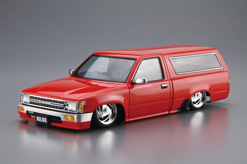 Aoshima Bunka Kyozai The Tuned Car 59 YN86 Hilux New Old School Пластиковый Модельный Комплект ООО. (АОСИМА) нет. 1/24 '95 (Toyota)