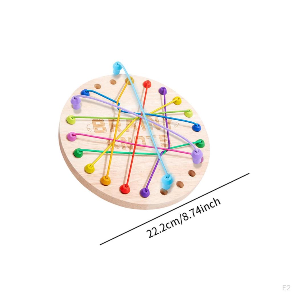 Rope Untangle Puzzle Challenge Toy,Puzzle Games,color Learning Interactive Untie Knot Toy,Board