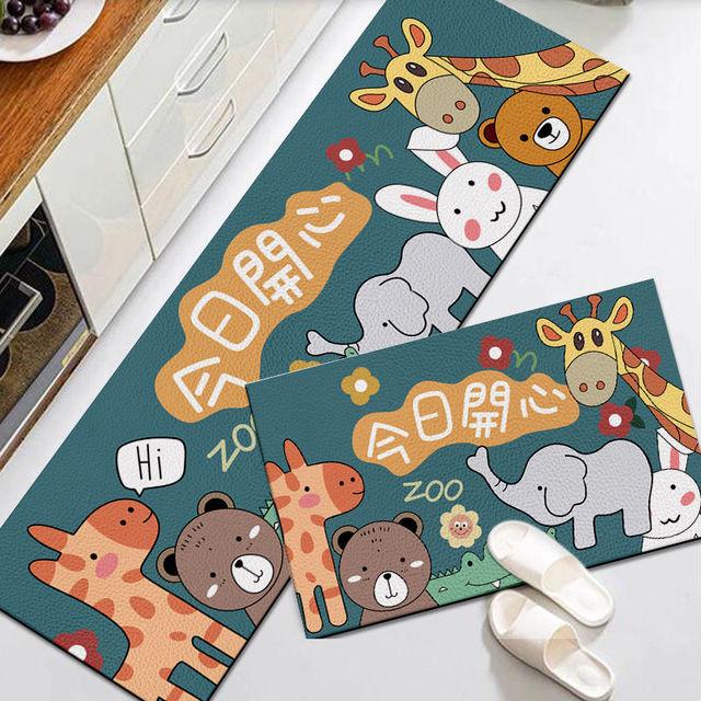 Кухонный коврик для пола, домашний входной коврик для ванной комнаты, противоскользящий моющийся коврик, ковер для прихожей, гостиная, спальня, коридор, длинный ковер