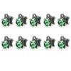 10Pcs Motorcycle M6 6mm Fairing Bolts Kit Spire Speed Fastener Clip Screw