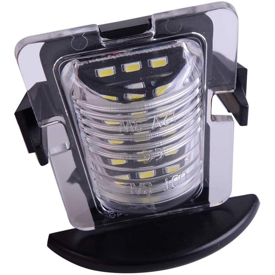 Для 07-18 Jeep Wrangler JK Задний фонарь подсветки номерного знака Бамперный фонарь Прозрачная линза Белый