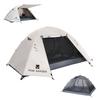 MOBI GARDEN Solo Camping Tent for Double Aluminum Water Repellent UV Easy Storage Bag Mountain Climbing Tent, Tent, 1-2 People, Layer, Lightweight,
