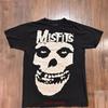 Винтажная футболка Misfits 2013 в стиле Y2K Мужская Размер XL Логотип Череп Панк-рок группа винтажная Стираная с принтом Повседневная Универсальная Стильная Унисекс