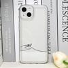 Чехол для телефона с простыми линиями для влюбленных, парный, для IPhone 16 Pro Max 15 14 13 12 11 Mini X XR XS SE2 7 8 14 Plus, мягкий чехол, парная оболочка