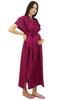 Nursing Mothers Cotton Kaftan Front & Back Buttons Maternity Night