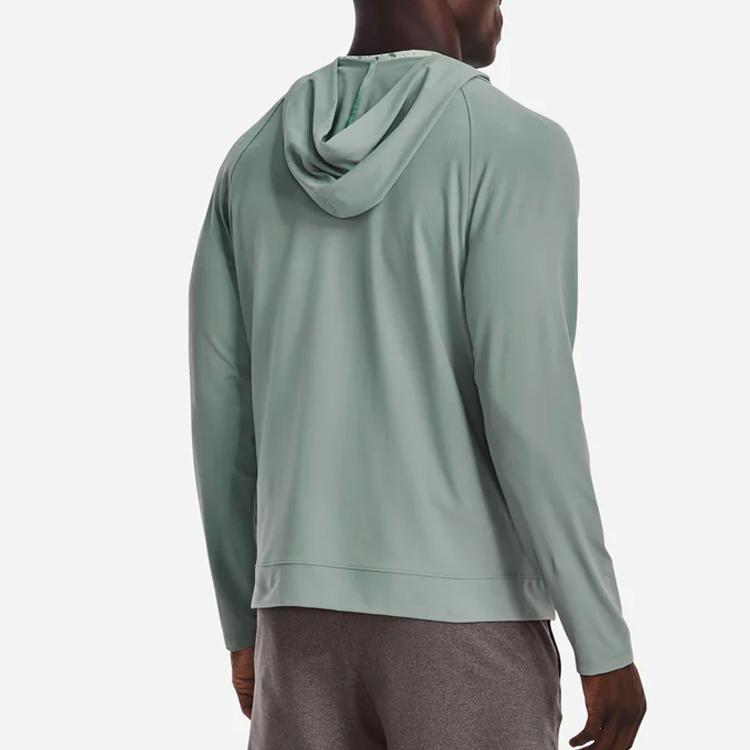 Under Armour Logo Print Hooded Long Sleeve Jacket Men Jacket Mint-Green 1374495-781