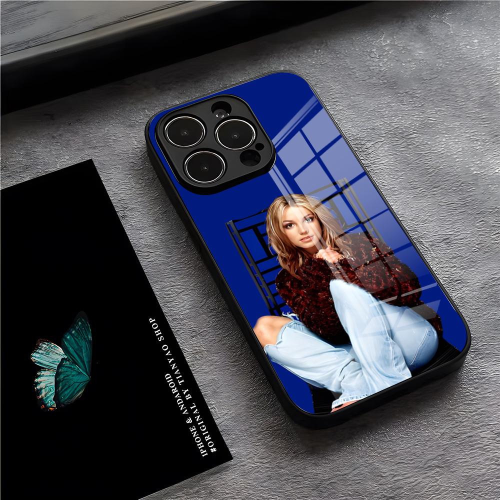 Britney Spears Phone Case For IPhone 17 Pro Max 15 Pro 16 14 Plus 12 13 Mini 11 Pro Shockproof Glass Cover