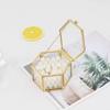 Glass Hexagonal Ring Box Hexagon Geometric Ring Box Jewelry Accessory Box  Jewelry Organizer