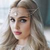 Forehead Chain Water Drop Pendant Decoration Adjustable Head Circumference Forehead Chain Hair Accessory