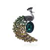 High-End Peacock Brooch, Alloy Dripping Oil Temperament, Fashionable And Popular Accessories, Anti-Light Collar Pin.