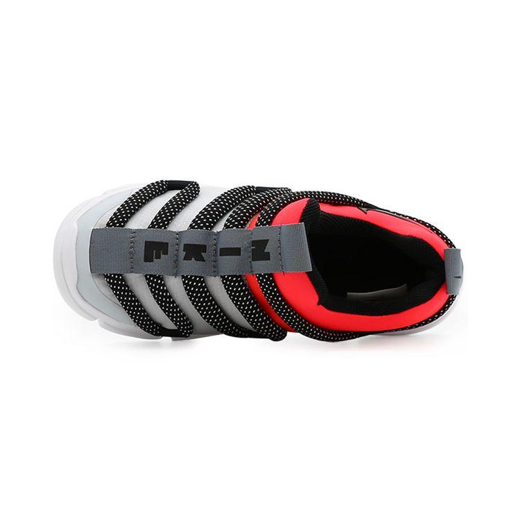 Nike Кроссовки детские низкие спортивные повседневные AQ9661-600 черно-серо-красные