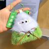[High Dumplings In One Fell Swoop] Small Zongzi Bag Pendant Cute Plush Doll Keychain Schoolbag Pendant Birthday Gift