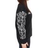 New Balance Golf Mock Neck Sweater 0 Women's (Geometric Sleeves, Stretch) / 012-3270502 010_Black [S]
