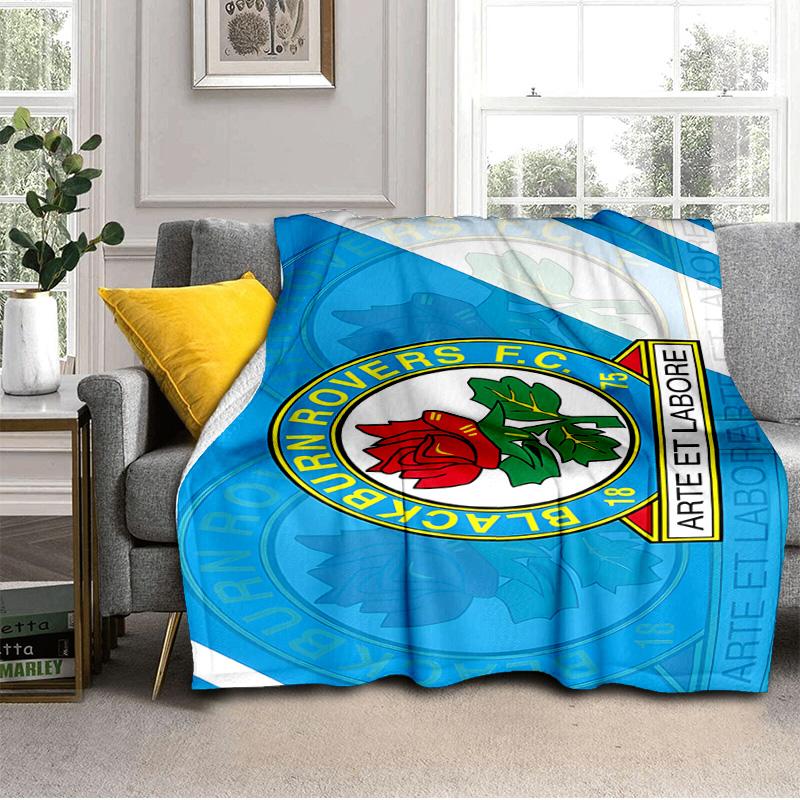Rovers Crest Football Club Printed Throws Blanket Soft Flannel Blankets for Couch Bed Gifts for Men Women Picnic blanket Christmas gifts