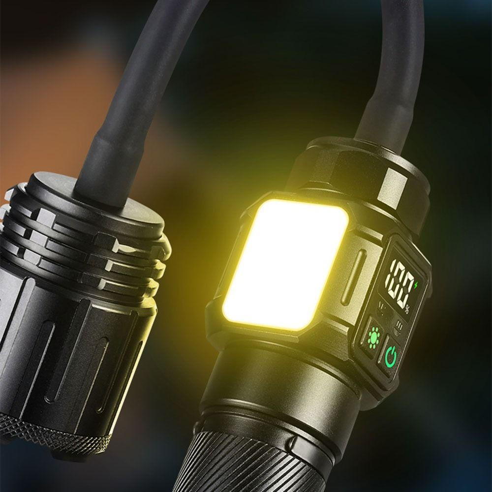 Portable Pocket Camping Light High Power Zooming Strong Flashlight Auto Repair
