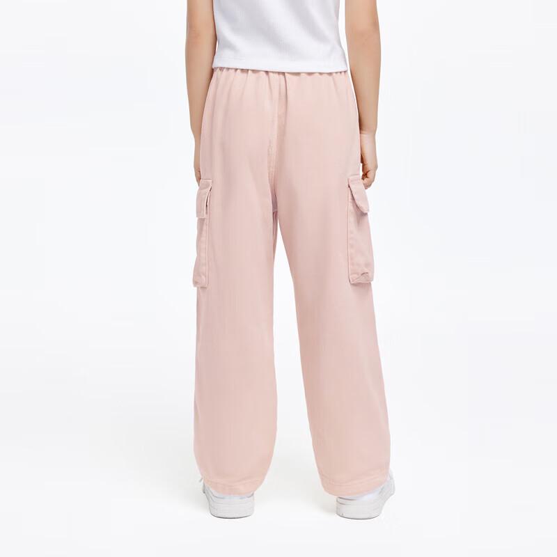 little MO&Co. Girls' Casual Cotton Cargo Jeans