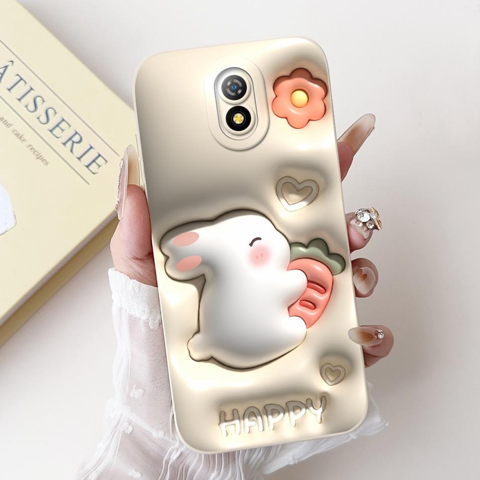 For Itel A16 / Itel A16 Plus Phone Cases Cover Flowe Rabbit Panda Avocado Soft Silicone Protective Bumper itela16 a16+ a16plus