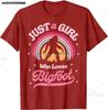 Bigfoot Just A Girl Who Loves Sasquatch Funny Retro Vintage TShirt
