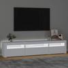 VidaXL TV Stand with LED Lights Entertainment Center Storage Media Unit Living Room Furniture Home 3152738