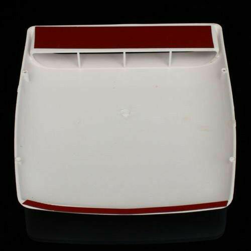 Универсальный автомобильный декоративный воздухозаборник, совок, вентиляционная крышка, отделка белого цвета