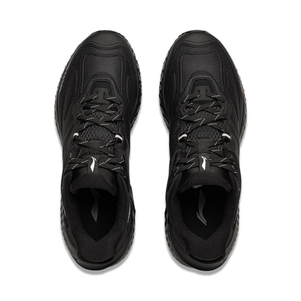 Li Ning Protective Cloud Cushioning Rebound Boost Comfortable Wrap Non-Slip Wear-Resistant Low-Top Running Shoes Men Running Shoes Black ARSU057-1