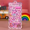 4pcs Cute Sanrio Kuromi My Melody Bubble Stickers Cartoon 3D Relief Puffy Sticker DIY Luggage Notebook Phone Decals Decoration