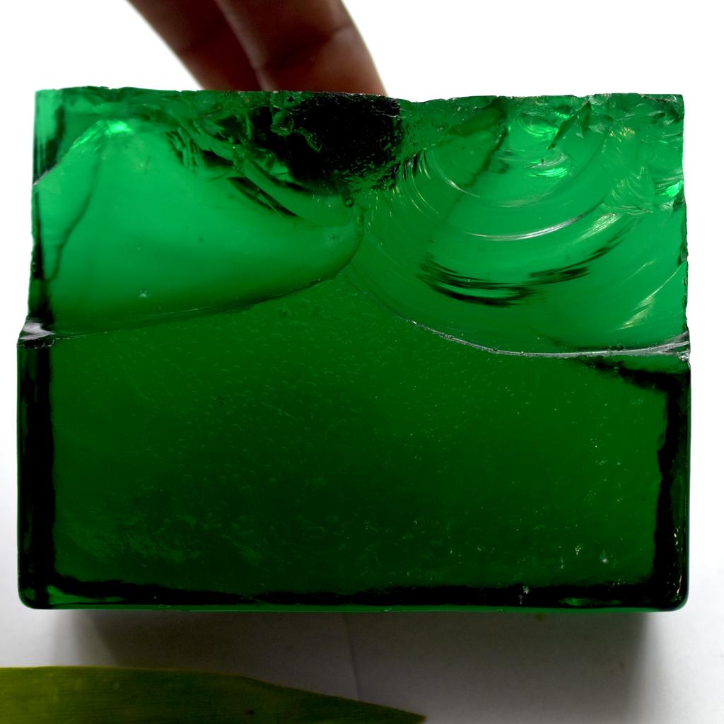 Lab Created Certified Green Emerald Uncut Rough 115.8 Ct Loose Gemstone