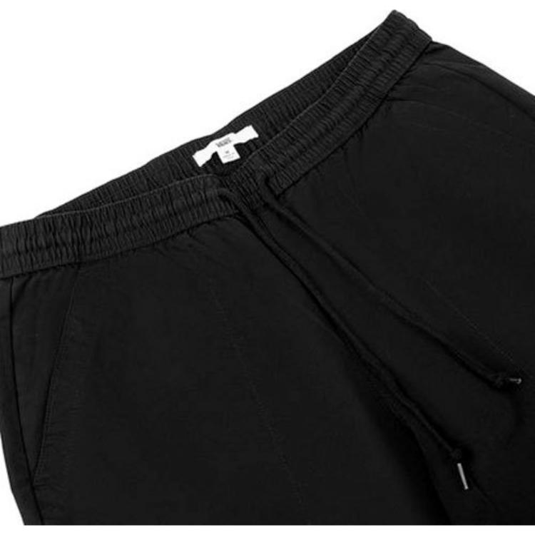 Vans Тканые спортивные повседневные брюки с манжетами, женские, черные VN0A47YLBLK