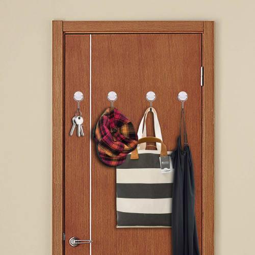 HARMIEY Plasterboard, Plywood, and Wood Hooks, Three-Pin Hooks, Clear Hooks, Wall Hooks, Concrete Hooks, Plastic, Heavy-Duty Hooks (Set of 10)