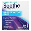 Bausch + Lomb, Soothe, Ointment Eye Drops, Preservative-free, 30 Disposable Units, 0.02 Fl Oz (0.6 Ml) Each.