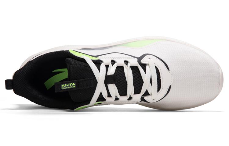 Men's Sneakers Anta Cushioning Slip Resistant Abrasion Resistant Low top Running Shoes Men's White Black